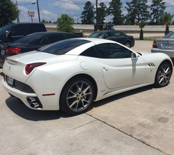 Ferrari With Tinted Windows